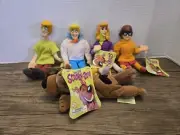 Groovy Bean Bag Dolls Scooby-Doo Gang Full Set Of 5 All NEW WITH TAGS!