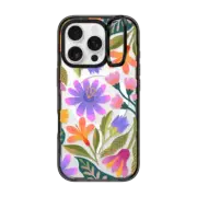 iPhone 16 Pro Impact Ring Stand Case MagSafe Compatible Tropic Blooms