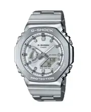 CASIO Men Digital Quartz Casual Watch Classic Dress Silver Dial Waterproof Round