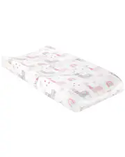 Lush Decor Llama Love Soft & Plush Changing Pad Cover