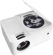 Laser LED 1080P Projector with DVD Player 240 Ansi Lumens, Bluetooth, Home, Office, Movie, Gaming. 120inch Screen, WiFi Casting, Built-in Speaker