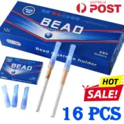 16 Pcs Disposable Mens Bead Cigarette Holder Universal Cigarette Tobacco Filters