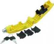 BikeMaster 132255 Bully Lock Yellow Bully Grip Lock