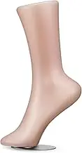 DOITOOL Women's Foot Magnet Foot Mold Leg Ankle Display Feet Stands Female Feet Mold Foot Mannequin Magnet Anklet Foot Display Stand Display Stand Foot for Anklet Ankle Foot Plastic Khaki