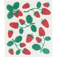 在飛比找momo購物網優惠-【NOW】瑞典環保抹布 草莓(洗碗布 廚房抹布 清潔布 擦拭