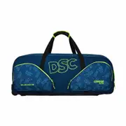 DSC Condor Flite Cricket Bag | Kit Bag |Trolley bag | Easy - Access Compartments | Spacious | Size : Large | Blue