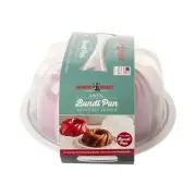 Nordic Ware Formed Swirl Aluminum Bundt Pan with Keeper