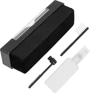 TEHAUX 1 Set Vinyl Record Cleaning Brush Antistatic Cleaner for Non Scratch Design with Cleaning Liquid for Maintaining Sound Quality