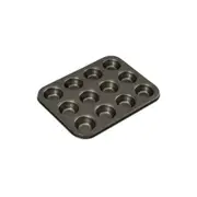 Bakemaster Non-Stick Mini Muffin Pan 12-Cup