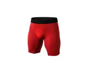 Men'S Compression Shorts Baselayer Cool Dry Sports Tights - Red