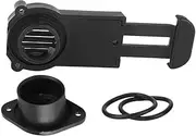 PVC Scupper Drain Valve Boat Inflatable Rubber Fishing Raft, Durable Pull Out Design for Assault Boat or Rubber Dinghy