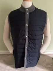 Barbour Men's Essential Gilet Vest Baffle Quilt Sleeveless Knit 2XL NW/tag