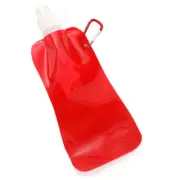 450ml Collapsible Portable Water Drink Bottle Gym/Sports Kids/Adult Red Doozie