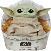 Star Wars the Mandalorian Grogu Plush Toy with Soft Body, 11-Inch Character Figu