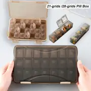 Weekly Storage Container 7 Day Dispenser Organizer Pill Box Medicine Tablet Case