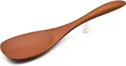 Swanson Shoji SP-219 Wooden Server Spoon, Acacia, Approx. Length 8.3 x Width 2.0 x Thickness 0.8 inches (21 x 5 x 2 cm), Serving Brown,