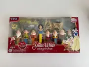 Snow White and the Seven Dwarfs PEZ Dispenser Set W/ Storybook Limited Edition