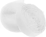 Homoyoyo 1 Roll Double Sided Self Adhesive Hook and Loop Tape for Curtains and Doors Strong Fastener Strips Durable Heavy Duty Adhesive for Home and Office Organization
