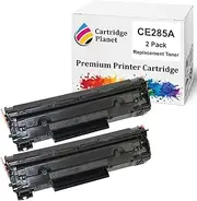 Cartridge Planet 2 Pack Compatible Toner Cartridge Replacement for HP CE285A 85A (1,600 Pages) for HP Laserjet M1132 MFP Laserjet M1212nf MFP Laserjet P1102 Laserjet P1102w