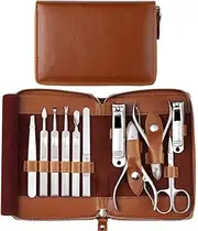 Manicure Set Manicure Kit Manicure Set Professional Nail Clippers for Women Nail Grooming Kit Stainless Steel Pedicure,T1