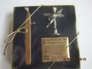 NIB 19th Century Angel Holding Demon Sealing Wax Stamp Seal/Wax /Book