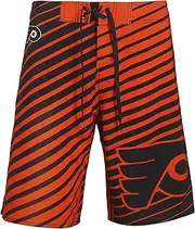 FOCO NHL Chicago Blackhawks Stripes Poly Boardshort Large 36