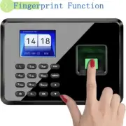Fingerprint Time Clock In Attendance Machine 2.4” LCD Biometric Business Data