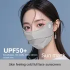 Breathable Ice Silk Mask Washable Anti-sun Mask New Riding Face Mask Gift