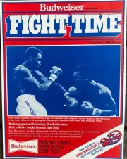 1982 Budweiser Issue of Fight Time Leonard / Hearns on front “NOS”