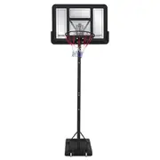 Hook 3.05m Power Lift Basketball Hoop Adjustable Roller Wheeled System