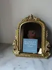 ORNATE WALL MOUNT/FREE STANDING ACCENT MIRROR gold antique style…