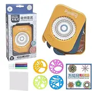 Painting Ruler Drawing Template | Safe Bright Colors Painting Ruler - Geometric Ruler Spiral Drawing Tool for Children Birthday Christmas