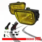 For 96-98 Honda Civic Yellow Fog Light Kit + Harness + on/off Switch + Covers (for: Honda)