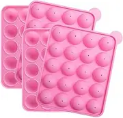 Tosnail 2 Pack of 20-Cavity Silicone Cake Pop Mold - Great for Hard Candy, Lollipop and Party Cupcake