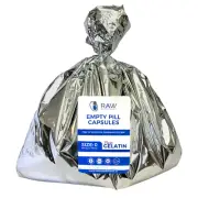 Empty Gelatin Clear Capsules Size 0 Halal Certified Kosher Gluten Gel 50,000 ct