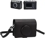 Camera Case, Fashion PU Leather Bag with Shoulder Strap for Fuji Mini Evo Camera (Black)