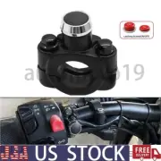 Motorcycle 7/8" Handlebar Kill Switch ON-OFF Push Button Headlight Fog Light ATV