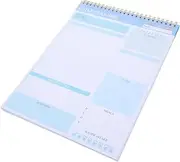 GARIOUANS Undated Daily Planner Notebook Desk Planner with Spiral Binding for Work School and Personal Use Pages for Task Organization and Note Taking Design