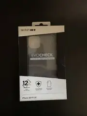 Tech21 Evocheck iPhone 2019 5.8” Case w Mix & Match Buttons Smokey Black