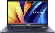 [ASUS] VivoBook 14 Slim Laptop, 14" FHD Display, Intel Core i3-1215U CPU, Intel UHD Graphics, 4GB DDR4 RAM, 128GB SSD, Fingerprint Sensor, Windows 11 Home, Quiet Blue, F1402ZA-AB31