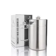 TMCRAFT 170OZ Stainless Steel Mini Keg, Portable beer growler with Exhaust Va...
