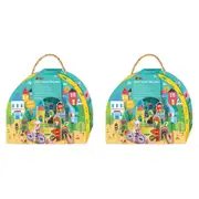 2x Avenir Little Hands Play Box Animal Town Kids/Children Art Craft Toy 3y+