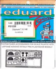 EDUFE1225 1:48 Eduard Color Zoom PE - Chipmunk T.10 (AFX kit)