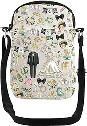[PXTIDY] Wedding Bachelorette Bride Gifts Crossbody Bag Bride To Be Gifts for Wedding Bridal Shower Gifts Engagement Gifts