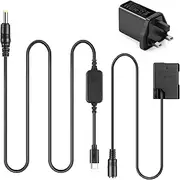 EP-5A USB-C Adapter Power Cable DC Coupler Kit Replacement EN-EL14/EN-EL14A Battery EH-5 PD Adaptor for Nikon D3100 D3200 D3300 D3400 D3500 D5000 D5100 D5200 D5300 D5500 D5600 Cameras