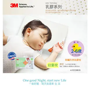 3M 兒童防蹣乳膠枕(幼童枕)