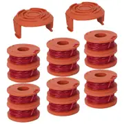 14PCS Grass Trimmer Spool Line Edger Spools Replacement Weed Eater String For Worx