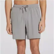 VRST Mens Gray All In Shorts 5" Silver Shadow Zip Pocket Stretch Size 2XL NWT
