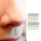 Dangle Huggies Ear Piercing Jewelry Lip Ear Ring Round Hoop Ear Stud Nose Rings