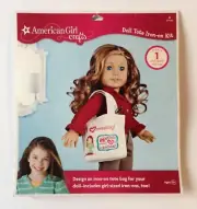 NEW AMERICAN GIRL CRAFTS DOLL TOTE IRON-ON KIT CREATE 1 DOLL-SIZED TOTE BAG 8+